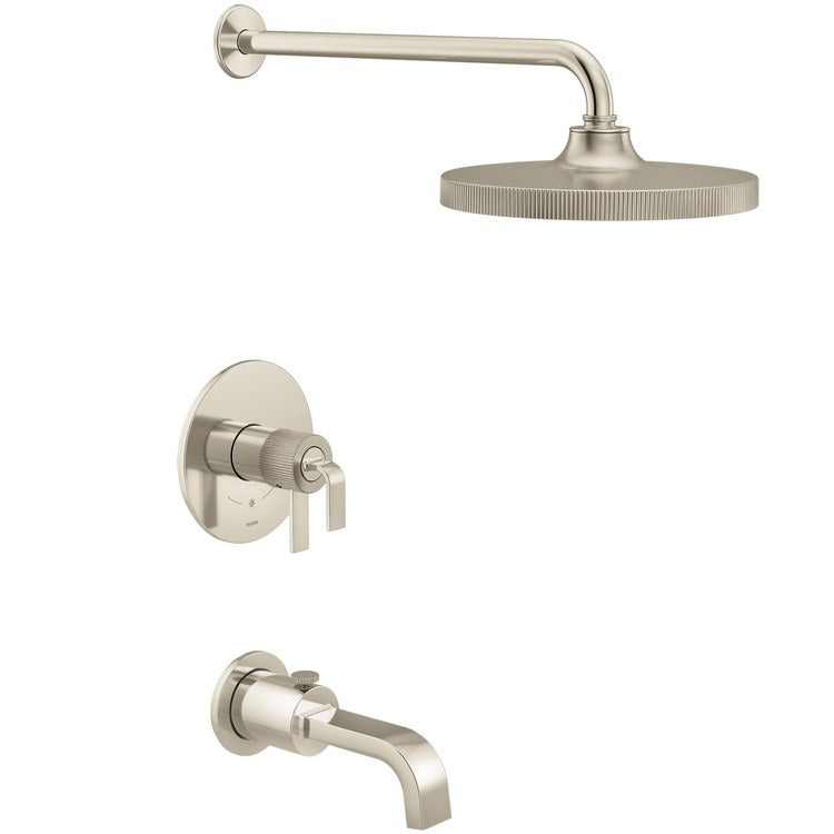 Tub and Shower Trim Cambium M-Core 2 2 Lever Brushed Nickel/Polished Nickel WaterSense ADA - Image 1