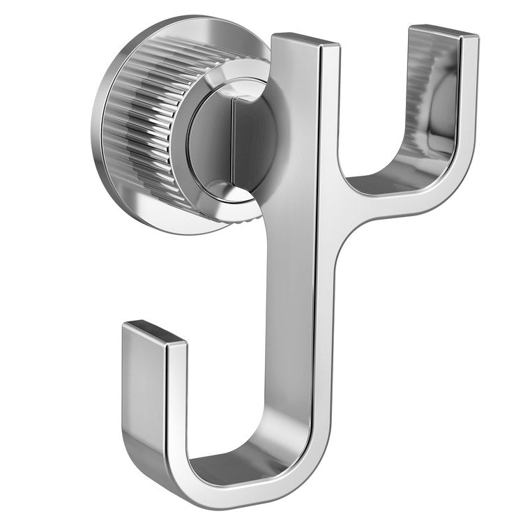 Robe Hook Cambium Double Chrome 2-3/8 Inch Wall Zinc - Image 1