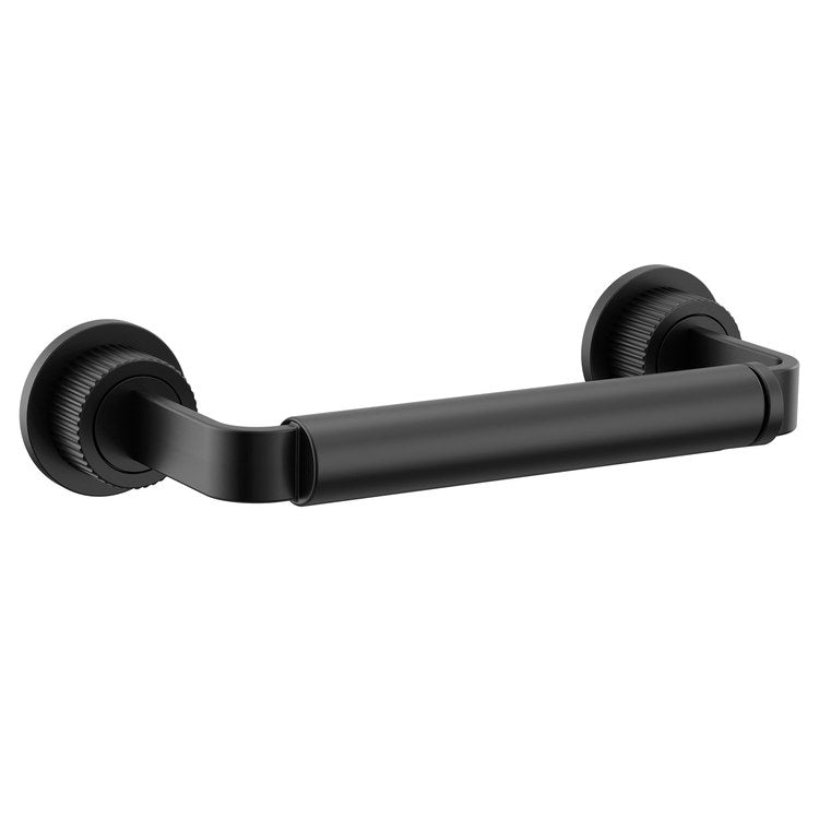 Toilet Paper Holder Cambium Pivoting Matte Black Zinc/Stainless Steel 7-3/8 Inch 2-3/8 Inch Wall - Image 1