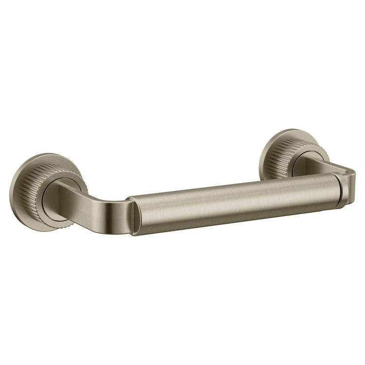 Toilet Paper Holder Cambium Open Brushed Nickel Zinc/Stainless Steel 6-1/4 Inch 3-1/2 Inch Wall - Image 1