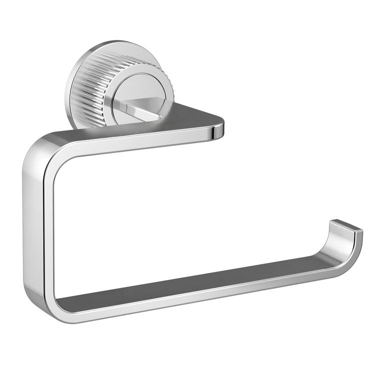 Toilet Paper Holder Cambium Open Chrome Zinc/Stainless Steel 6-1/4 Inch 3-1/2 Inch Wall - Image 1