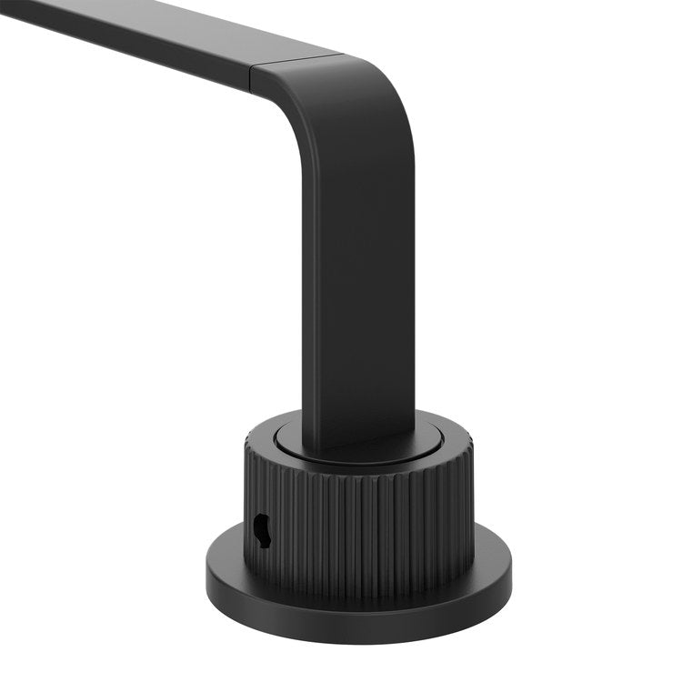 Towel Bar Cambium 18 Inch Single Matte Black Zinc/Stainless Steel - Image 2