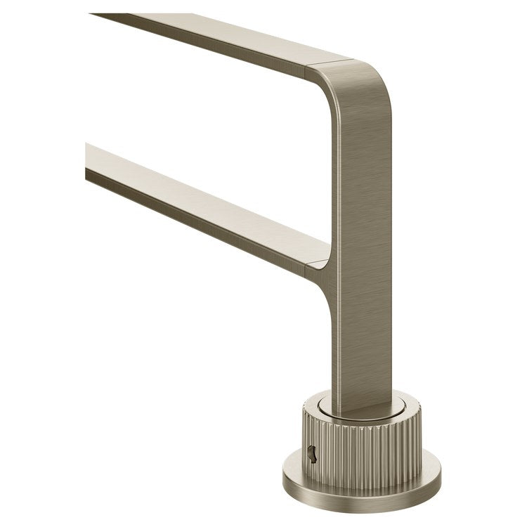 Towel Bar Cambium 22 Inch Double Brushed Nickel Zinc/Stainless Steel - Image 2