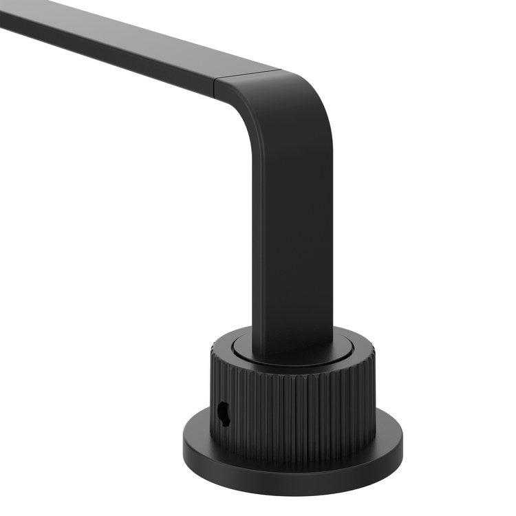 Towel Bar Cambium 24 Inch Single Matte Black Zinc/Stainless Steel - Image 2