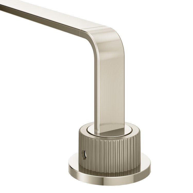 Towel Bar Cambium 24 Inch Single Brushed Nickel/Polished Nickel Zinc/Stainless Steel - Image 2