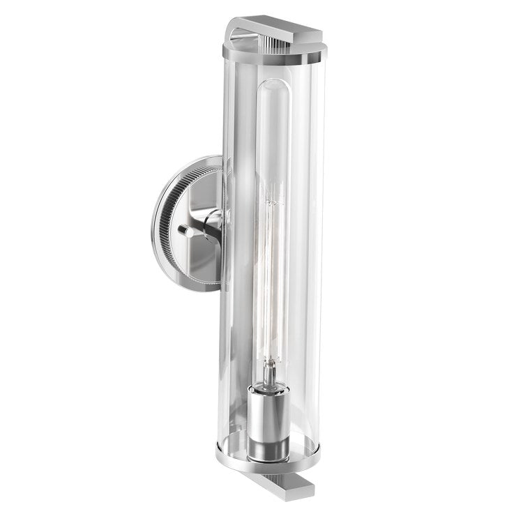Bath Light Cambium Small 1 Lamp Chrome Clear Medium Base Type T 100 Watt