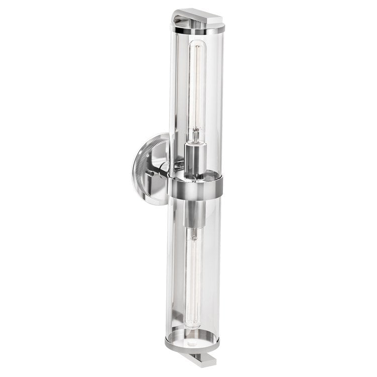 Bath Light Cambium Medium 1 Lamp Chrome Clear Medium Base Type T 100 Watt
