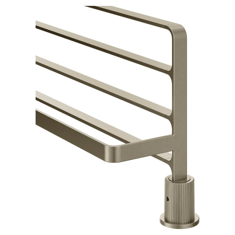 Towel Shelf Cambium Brushed Nickel 24 Inch Zinc/Stainless Steel - Image 2