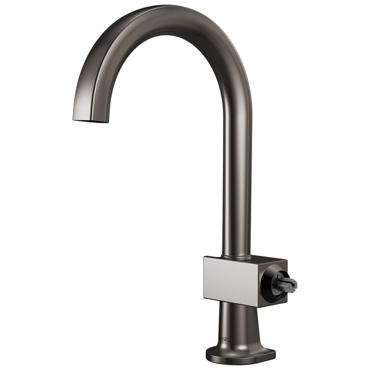 Bar Faucet Frank Lloyd Wright Less Handle Brilliance Black Onyx Arc 360 DEG Swivel 1.8 Gallons per Minute - Image 1