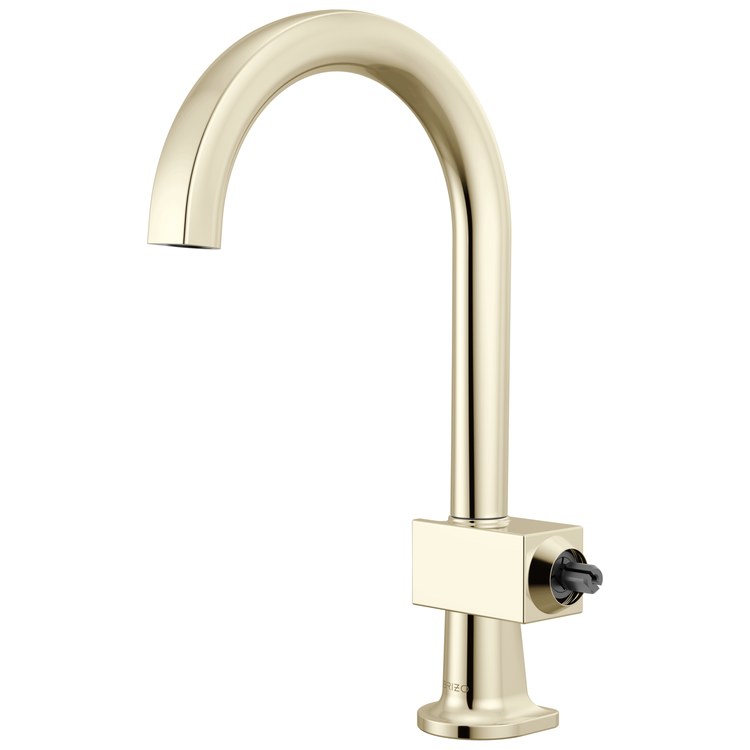 Bar Faucet Frank Lloyd Wright Less Handle Brilliance Polished Nickel Arc 360 DEG Swivel 1.8 Gallons per Minute - Image 1