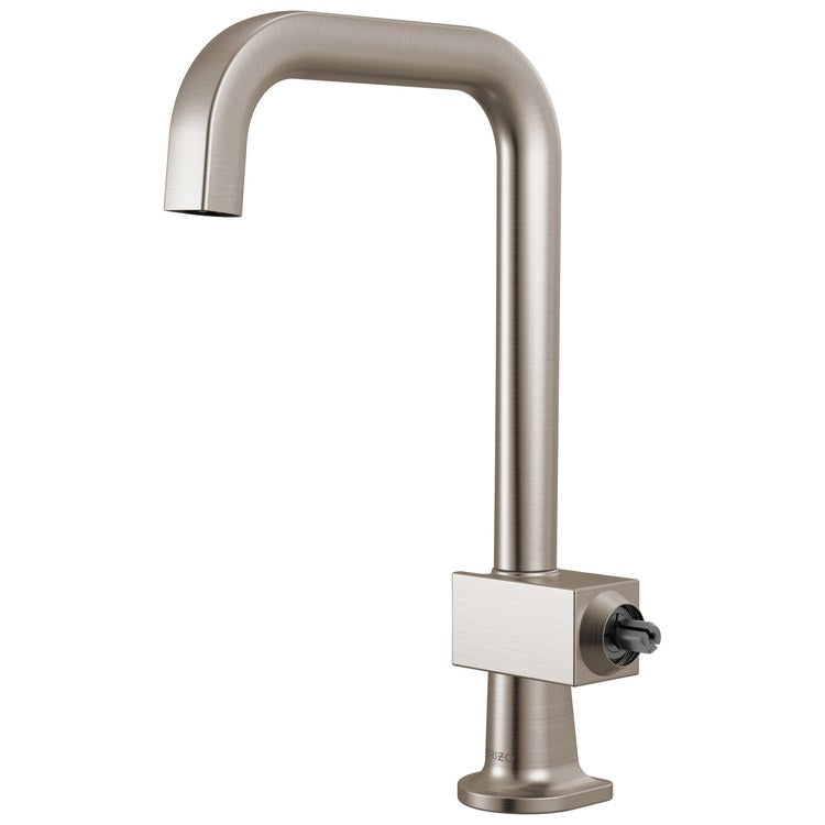 Bar Faucet Frank Lloyd Wright Less Handle Brilliance Stainless Square 360 DEG Swivel 1.8 Gallons per Minute - Image 1