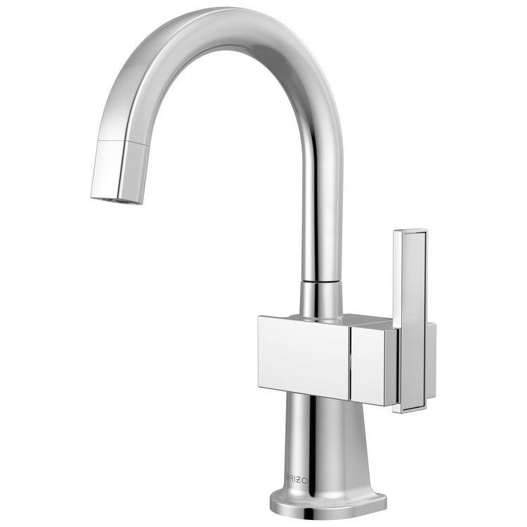 Beverage Faucet Frank Lloyd Wright with Air Gap 1 Lever ADA Polished Chrome Arc 360 DEG Swivel 1 Hole Diamond Seal 1.5 Gallons per Minute - Image 1
