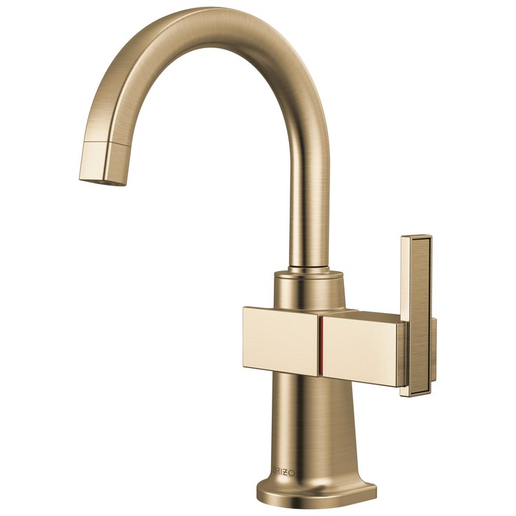 Hot Water Dispenser Frank Lloyd Wright 1 Lever ADA Arc 360 DEG Swivel Brilliance Luxe Gold 1.0 Gallons per Minute for InSinkErator Systsems HWT300-F2000S HWT-F3000S HWT-300 - Image 1
