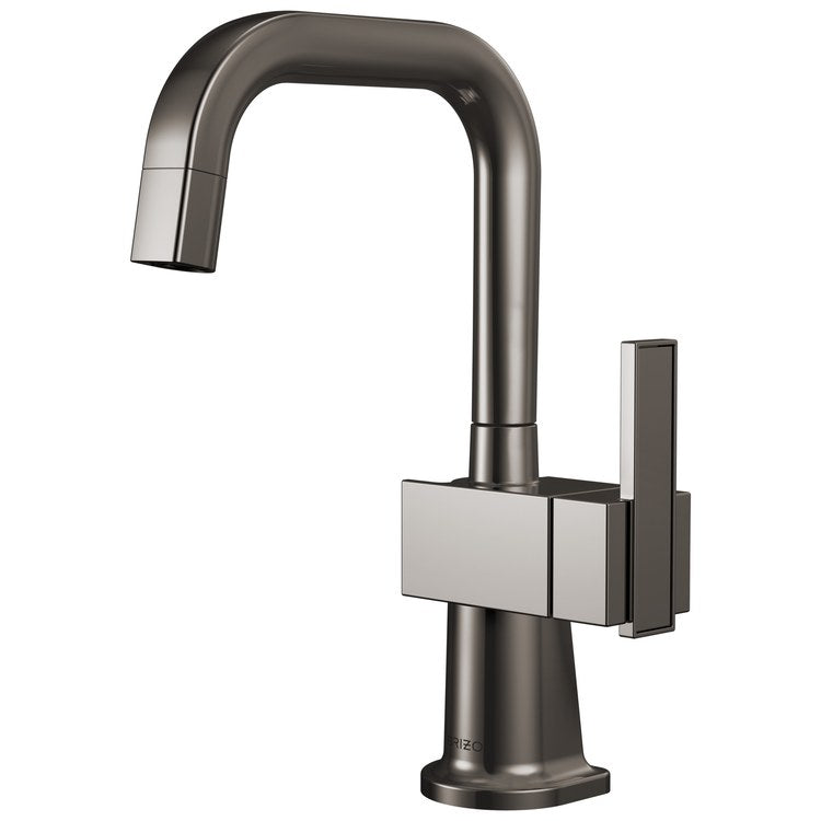 Cold Water Dispenser Frank Lloyd Wright 1 Lever ADA Square 360 DEG Swivel Brilliance Black Onyx - Image 1