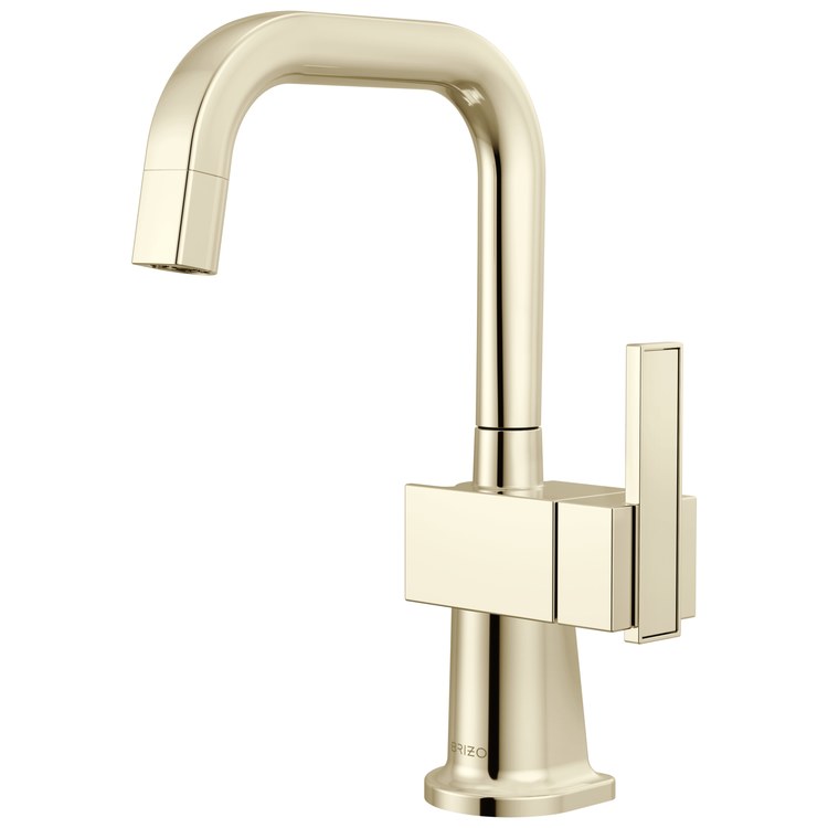 Cold Water Dispenser Frank Lloyd Wright 1 Lever ADA Square 360 DEG Swivel Brilliance Polished Nickel - Image 1