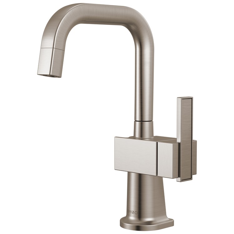 Cold Water Dispenser Frank Lloyd Wright 1 Lever ADA Square 360 DEG Swivel Brilliance Stainless - Image 1