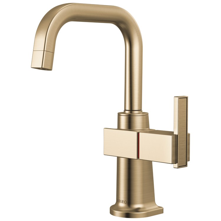 Hot Water Dispenser Frank Lloyd Wright 1 Lever ADA Square 360 DEG Swivel Brilliance Luxe Gold 1.0 Gallons per Minute for InSinkErator Systsems HWT300-F2000S HWT-F3000S HWT-300 - Image 1