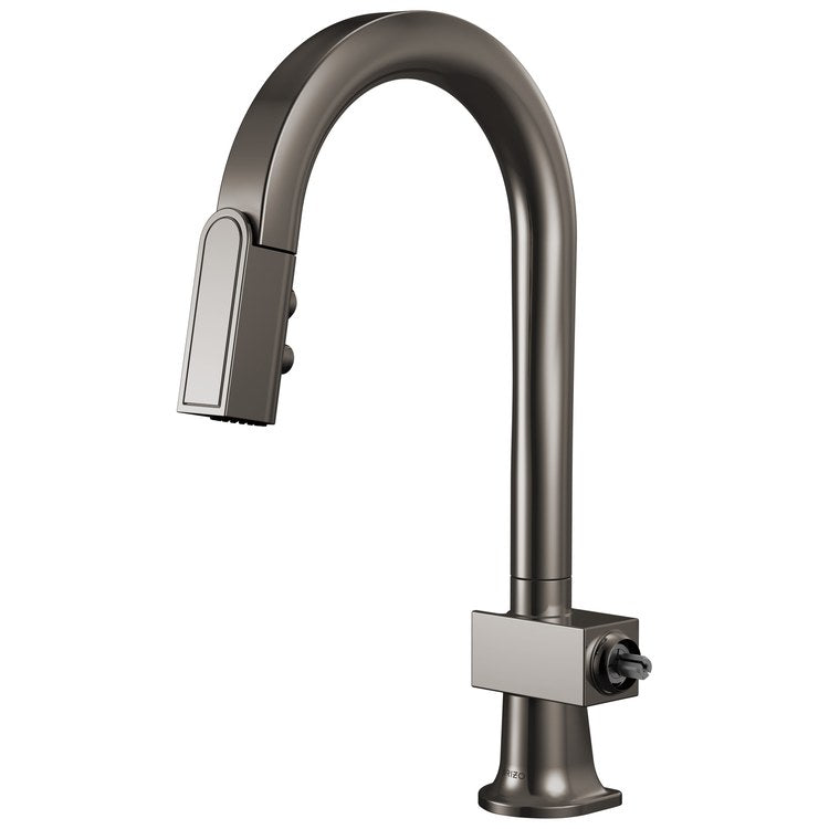 Prep Faucet Frank Lloyd Wright Less Handle Brilliance Black Onyx Pull Down Arc 360 DEG Swivel 1.8 Gallons per Minute - Image 1