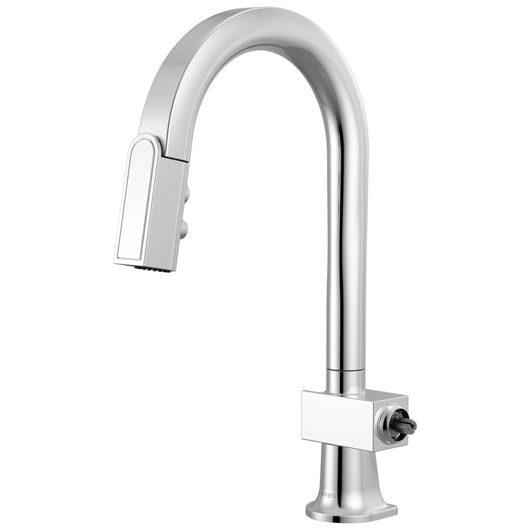 Prep Faucet Frank Lloyd Wright Less Handle Polished Chrome Pull Down Arc 360 DEG Swivel 1.8 Gallons per Minute