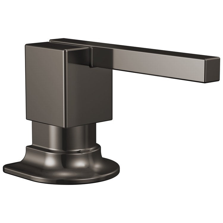 Soap Dispenser Frank Lloyd Wright Brilliance Black Onyx Deck Plastic Metal/Plastic 13 Ounce