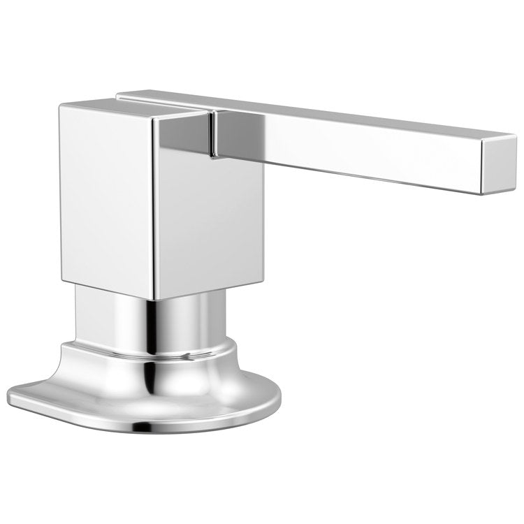 Soap Dispenser Frank Lloyd Wright Polished Chrome Deck Plastic Metal/Plastic 13 Ounce - Image 1