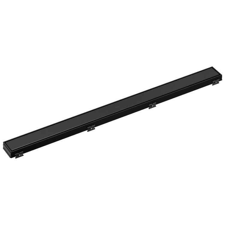 Linear Drain Reversible 36 Inch Matte Black Stainless Steel for Showers