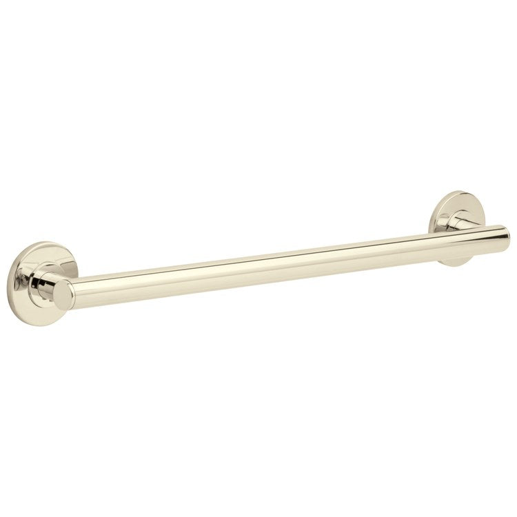 Grab Bar BathSafety 24 Inch Polished Nickel ADA Wall