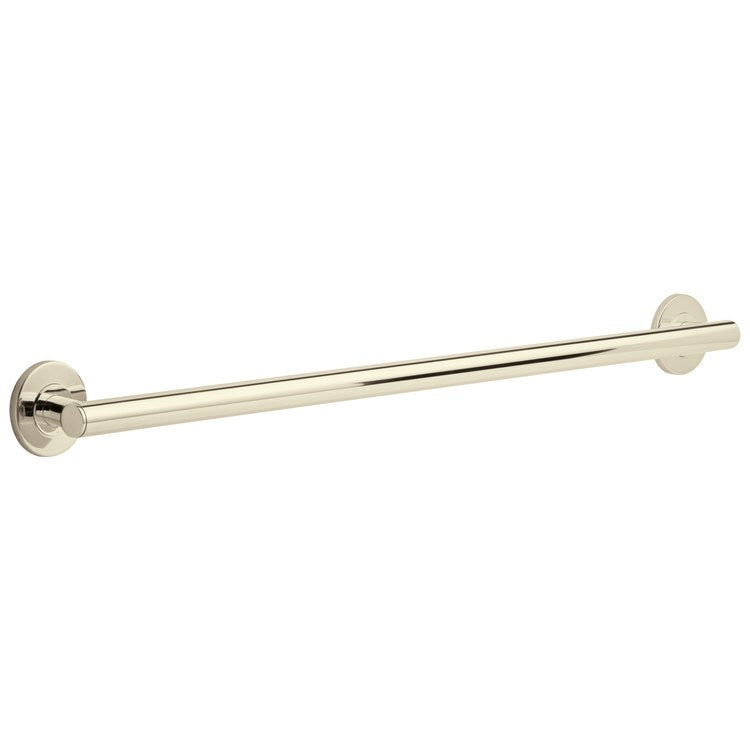 Grab Bar BathSafety 36 Inch Polished Nickel ADA Wall