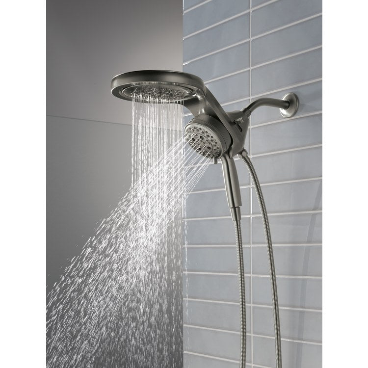 Handshower Combination Universal 2-In-1 6 Functions Lumicoat Black Stainless WaterSense 6 Inch - Image 3