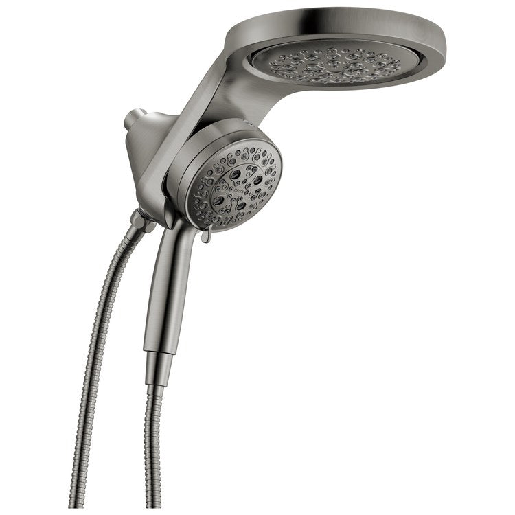 Handshower Combination Universal 2-In-1 6 Functions Lumicoat Black Stainless WaterSense 6 Inch