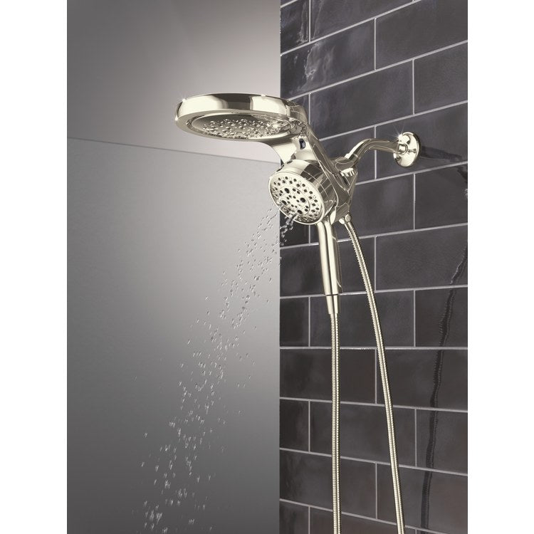 Handshower Combination Universal 2-In-1 6 Functions Lumicoat Polished Nickel WaterSense 6 Inch - Image 3
