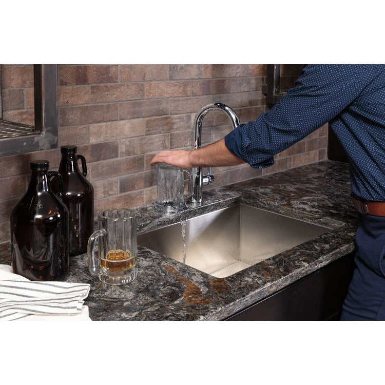 Glass Rinser Chrome for 42 Inch Supply Line 4 Inch - Image 3