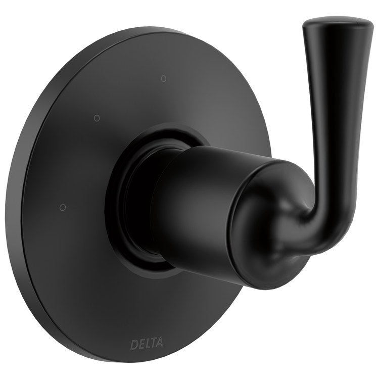 Diverter Trim Kayra 2 Port 3 Functions Matte Black 1 Lever ADA for R11000 Rough-In - Image 1