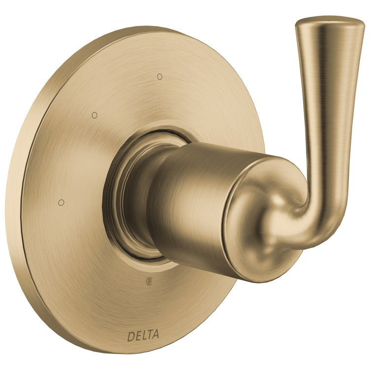 Diverter Trim Kayra 2 Port 3 Functions Brilliance Champagne Bronze 1 Lever ADA for R11000 Rough-In - Image 1