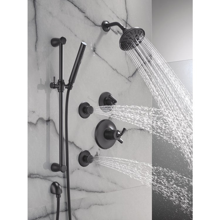Diverter Trim Kayra 3 Port 6 Functions Matte Black 1 Lever ADA for R11000 Rough-In - Image 2