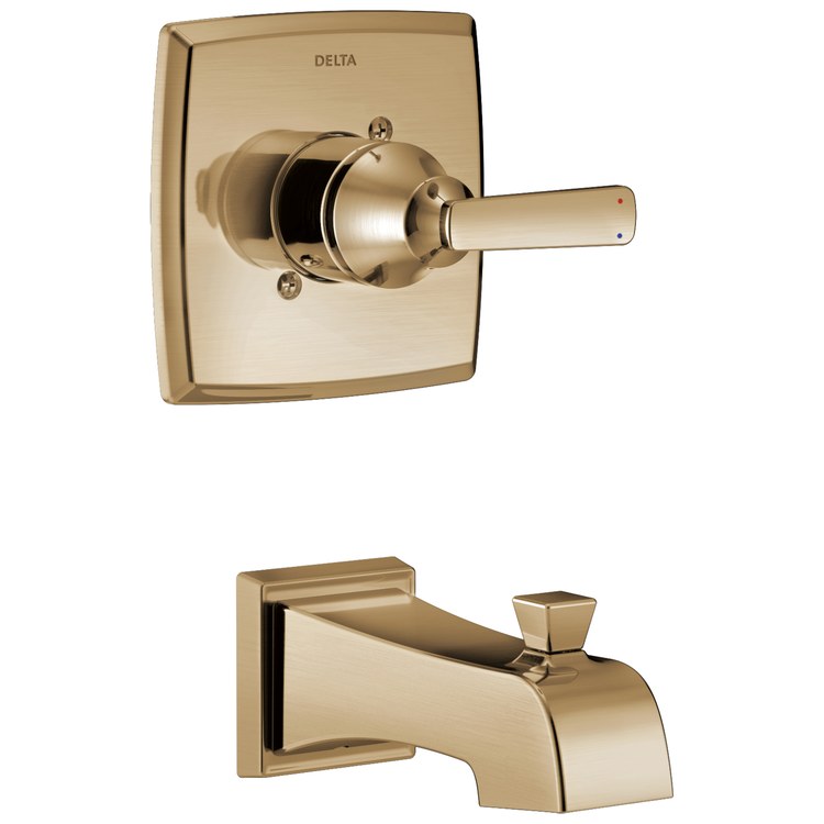 Tub Trim Ashlyn Monitor 14 1 Lever Brilliance Champagne Bronze ADA