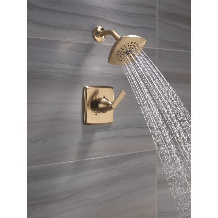 Shower Trim Ashlyn Monitor 14 1 Lever Brilliance Champagne Bronze 1 Functions WaterSense ADA 1.75 Gallons per Minute Touch-Clean Raincan for MultiChoice Universal Rough Valve R10000 Series - Image 3