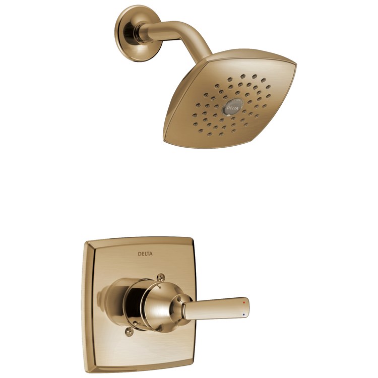 Shower Trim Ashlyn Monitor 14 1 Lever Brilliance Champagne Bronze 1 Functions WaterSense ADA 1.75 Gallons per Minute Touch-Clean Raincan for MultiChoice Universal Rough Valve R10000 Series - Image 1