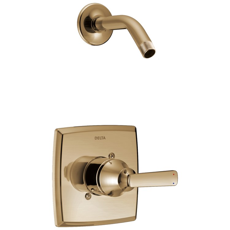 Shower Trim Ashlyn Monitor 14 1 Lever Brilliance Champagne Bronze WaterSense ADA 1.75 Gallons per Minute Less Showerhead for MultiChoice Universal Rough Valve R10000 Series - Image 1