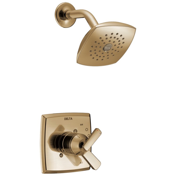 Shower Trim Ashlyn Monitor 17 2 Lever Brilliance Champagne Bronze 1 Functions WaterSense ADA 1.75 Gallons per Minute Raincan for MultiChoice Universal Rough Valve R10000 Series - Image 1