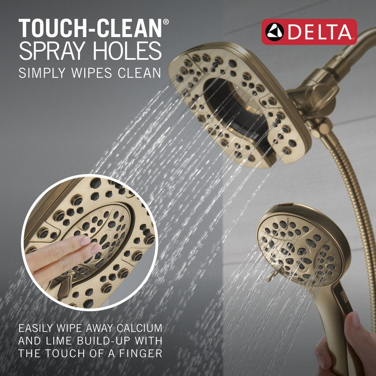 Shower Trim Ashlyn Monitor 17 In2ition 2-In-1 2 Lever Brilliance Champagne Bronze 4 Functions WaterSense ADA 1.75 Gallons per Minute Touch-Clean Raincan for MultiChoice Universal Rough Valve R10000 Series - Image 3