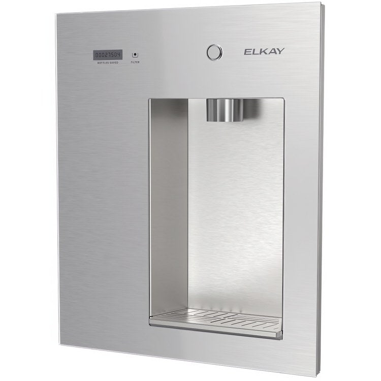 Bottle Filling Station Liv EZ Mechanical Filtered Battery Operated Steel Gray ADA - Image 2