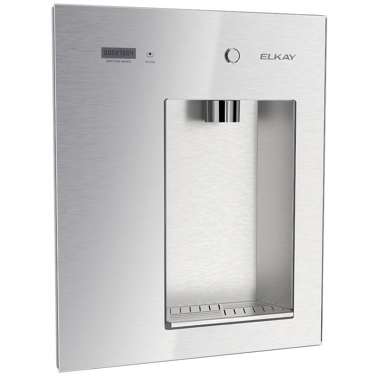 Bottle Filling Station Liv EZ Mechanical Filtered Battery Operated Steel Gray ADA - Image 3
