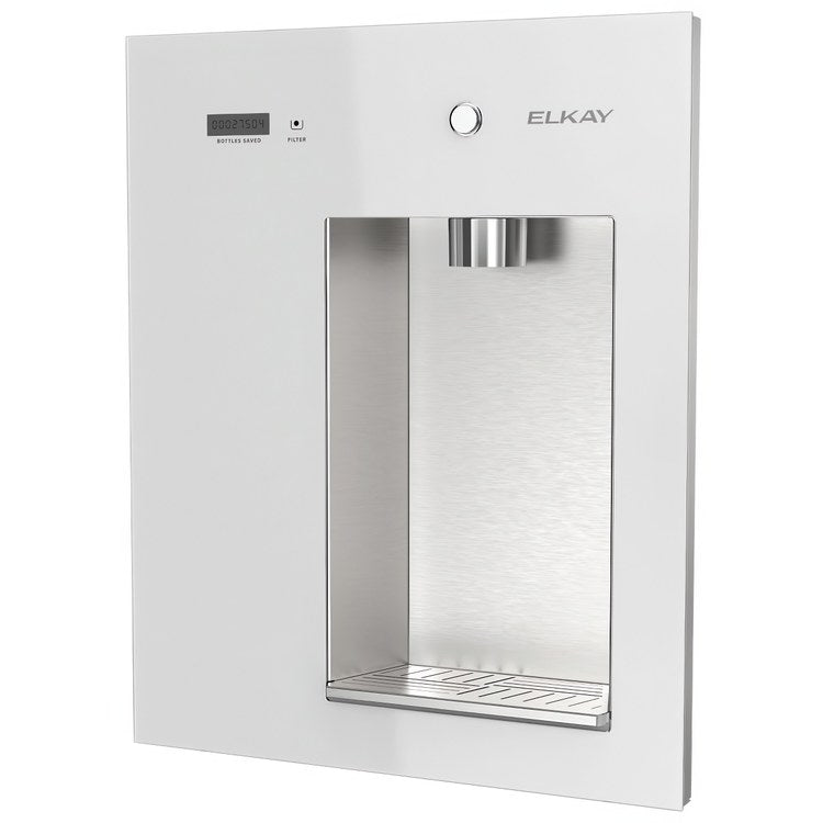 Bottle Filling Station Liv EZ Mechanical Filtered Battery Operated Aspen White ADA - Image 2