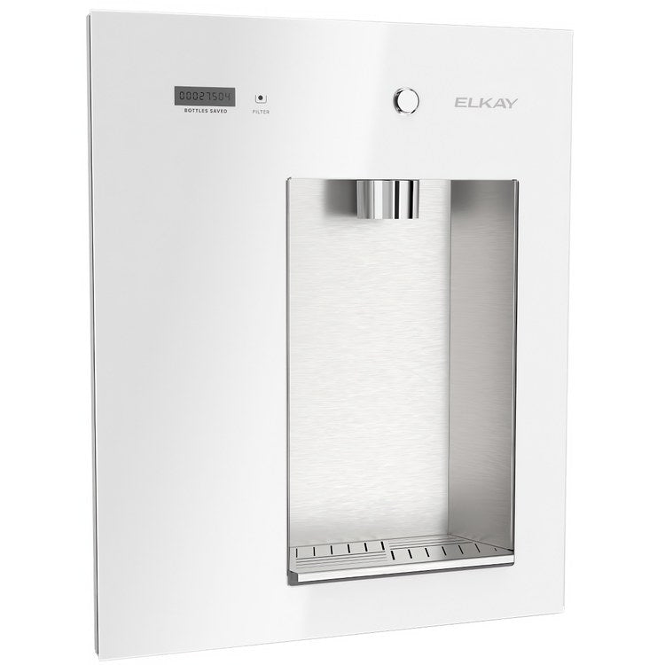 Bottle Filling Station Liv EZ Mechanical Filtered Battery Operated Aspen White ADA - Image 3