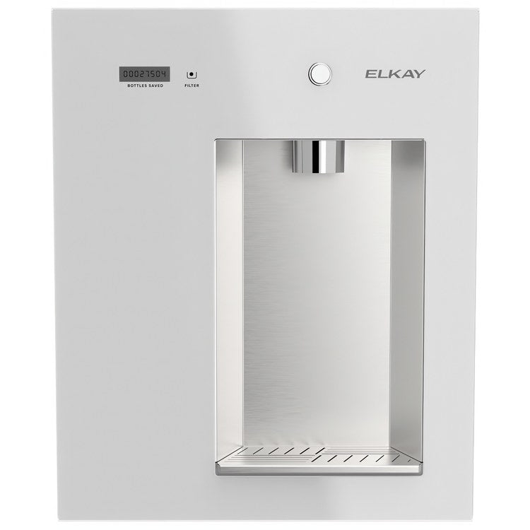 Bottle Filling Station Liv EZ Mechanical Filtered Battery Operated Aspen White ADA - Image 1