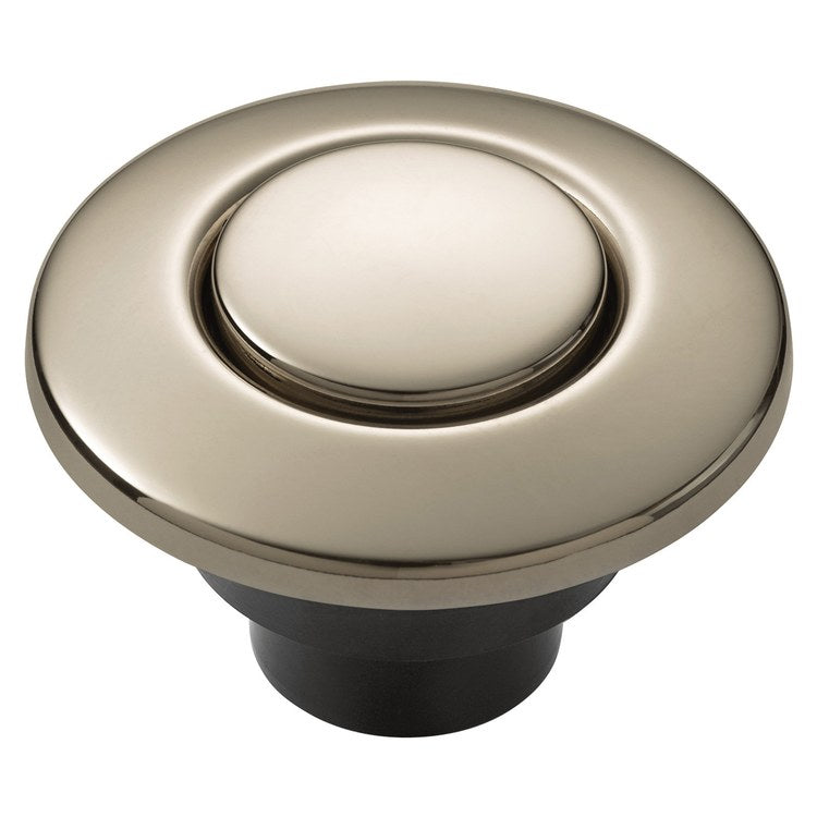Air Switch Button 1-13/16 Inch Polished Nickel for Disposal Requires ARC-4200 Controller