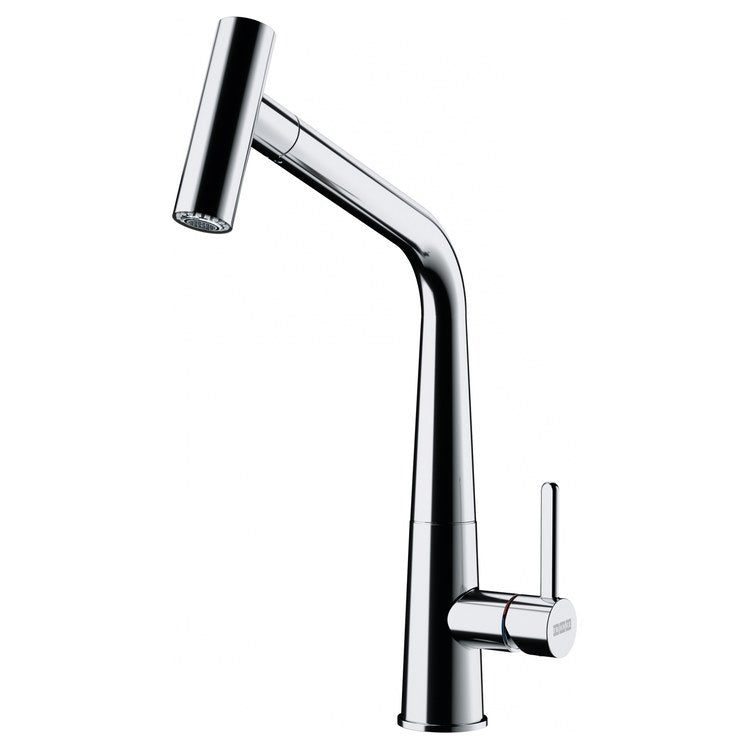 Kitchen Faucet Icon 1 Lever ADA Polished Chrome Pull-Out 2 Function 360 DEG Swivel Deck 1.75 Gallons per Minute