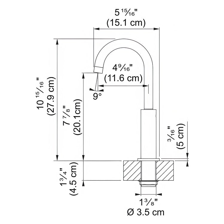 Hot Water Dispenser Maris Aureo Filtration Satin Nickel - Image 2