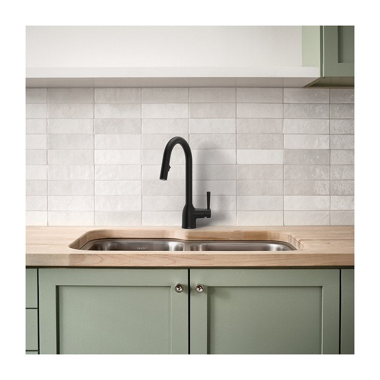 Kitchen Faucet Chateau 1 Lever ADA CALGreen Matte Black Pull Down High Arc 1/3 Hole Deck Reflex/PowerClean 1.5 Gallons per Minute - Image 3